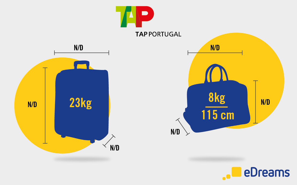 2 TAP PORTUGAL hand luggage