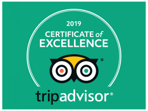 Certificado de excelencia Trip Advisor 2019